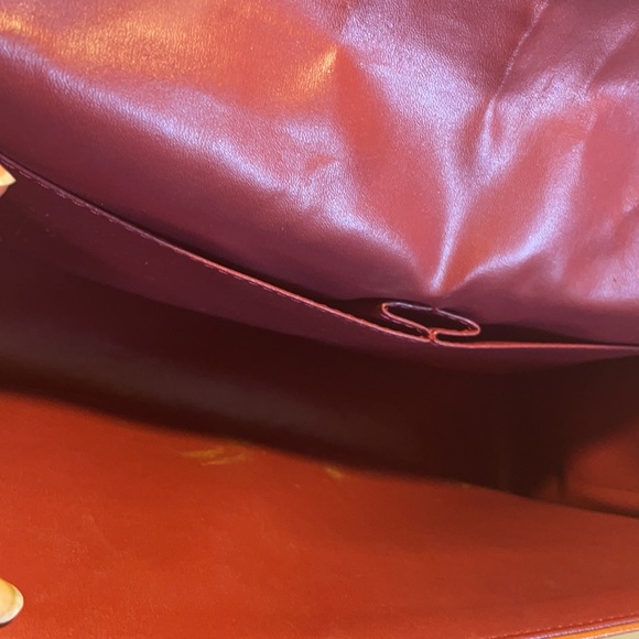 Rust leather bag good condition - Picture 6 of 8